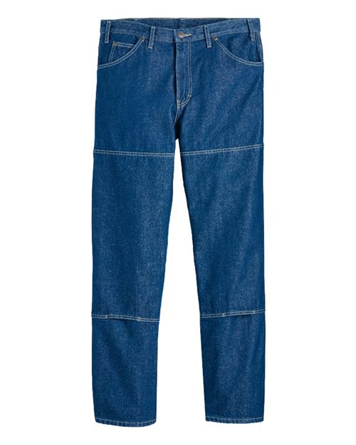 LD20EXT Men's Extended Sizes Industrial Double Knee Jeans