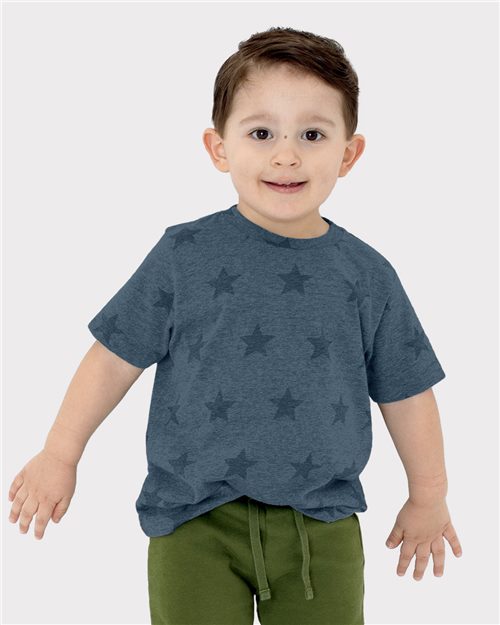 3029 Toddler Star Print Tee