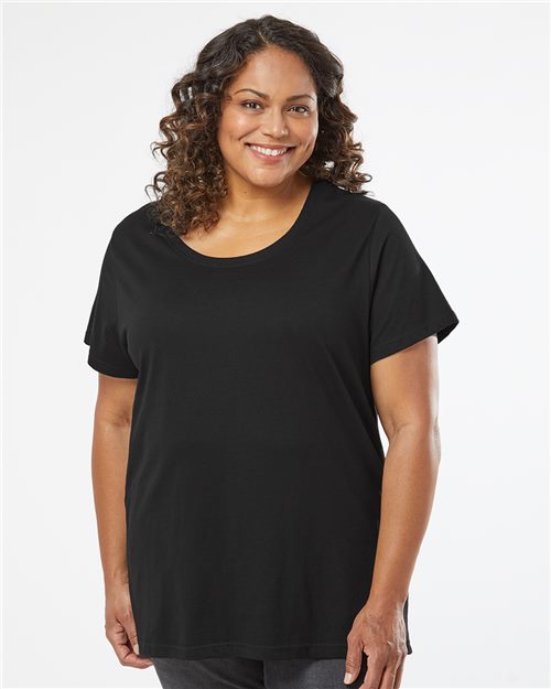 3816 Women's Curvy Collection Fine Jersey Tee