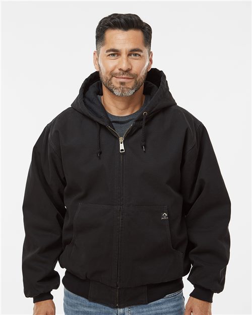 5020 Men's Cheyenne Boulder Cloth Hooded Jacket with Tricot Quilt Lining