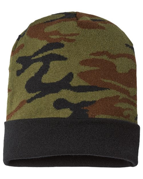 RKC12 USA-Made Camo Cuffed Beanie