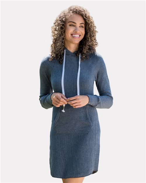 W2340 Women's Suzie Hooded Sweatshirt Dress