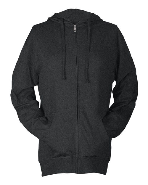 260 Unisex Beach Full-Zip Hooded Long Sleeve T-Shirt