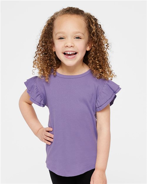 3339 Toddler Flutter Sleeve Tee