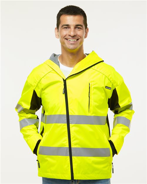 WB102 Unisex Premium Black Series Windbreaker