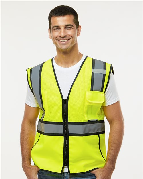 1595-1598 Unisex Standard Contrast Vest