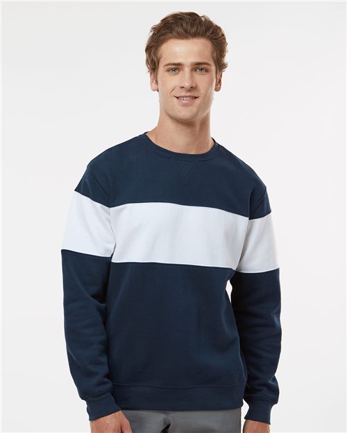 8646 Unisex Varsity Fleece Crewneck Sweatshirt