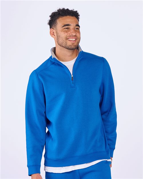 BM5202 Unisex Fleece Quarter-Zip Pullover