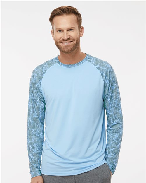 231 Men's Panama Colorblocked Long Sleeve T-Shirt