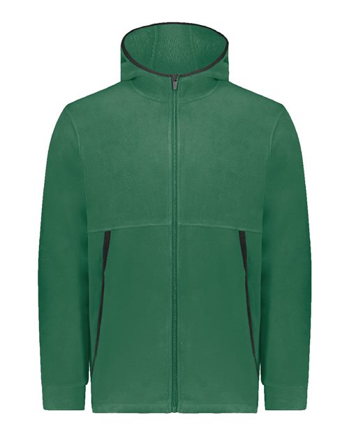 6858 Unisex Eco Revive Polar Fleece Hooded Full-Zip Jacket