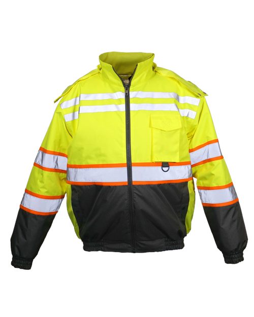 JS156 Unisex Economy Contrast Class 3 Bomber Jacket