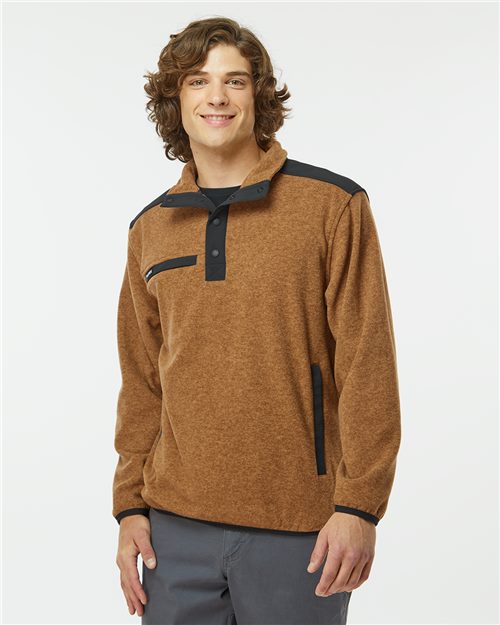 7353 Men's Ranger Melange Fleece Pullover