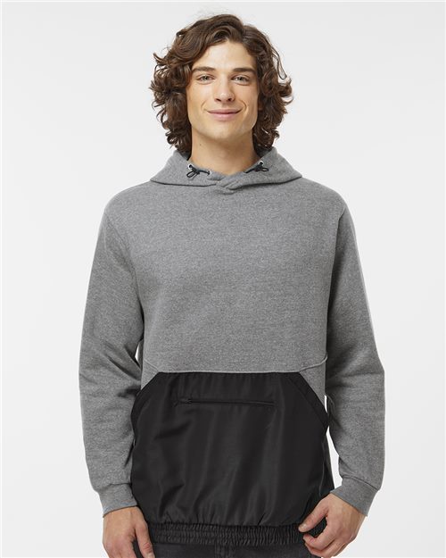23112 Unisex Mixed Media Hooded Sweatshirt