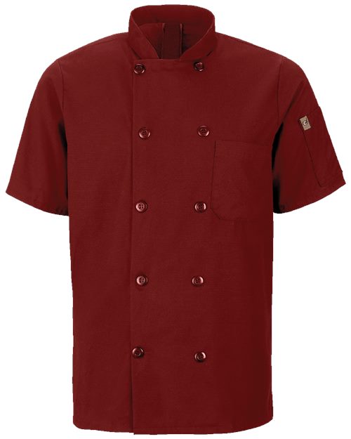 046X Mimix Short Sleeve Chef Coat with OilBlok