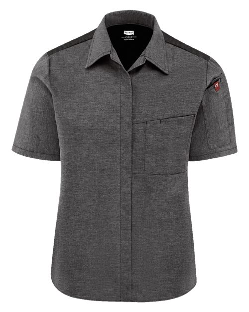 501W Women's Poplin Airflow Cook Shirt with OilBlok
