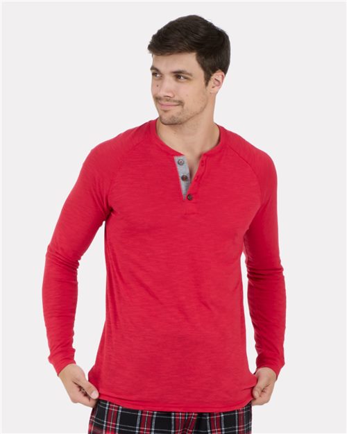 BM3101 Unisex Henley Long Sleeve T-Shirt