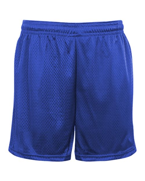 7225 Unisex Tricot Mesh 5" Shorts