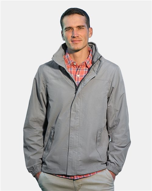 N17182 Men's Voyage Hooded Rain Jacket