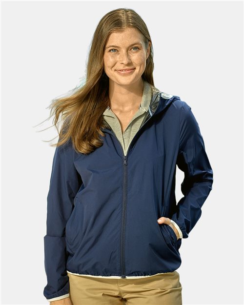 N17927 Women's Stillwater Hooded Windbreaker
