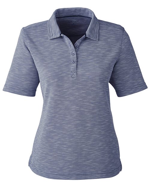 N17974 Women's Sun Surfer Slub Polo