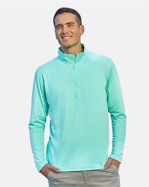 N17924 Men's Saltwater Quarter-Zip Pullover