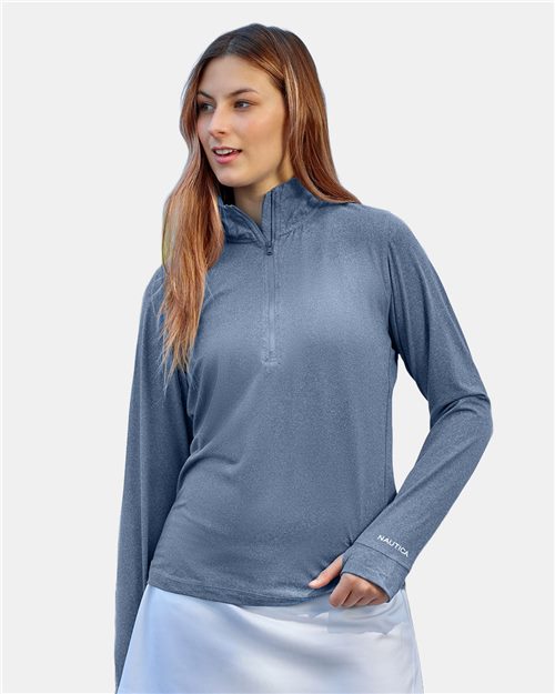 N17925 Women's Saltwater Quarter-Zip Pullover