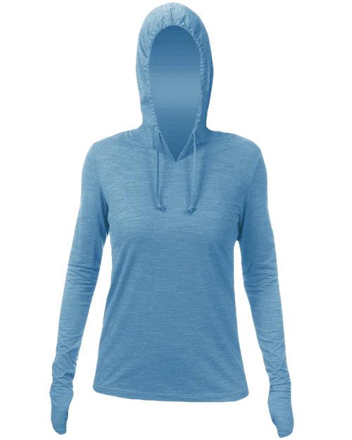 WSBRZH0 Women's Breeze Tech Hooded Long Sleeve T-Shirt