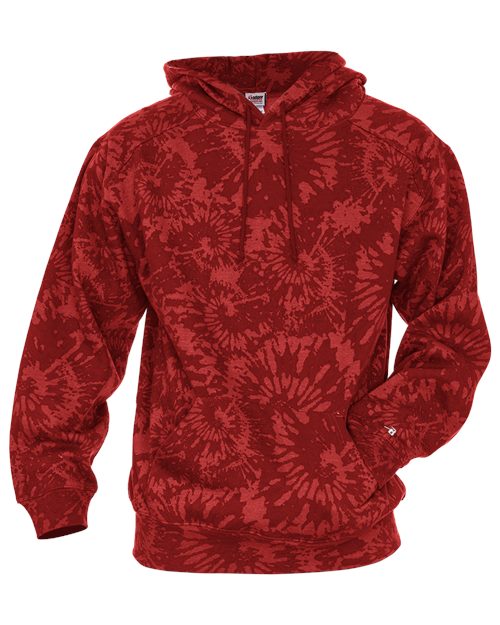 1275 Unisex Tie-Dyed Triblend Hooded Sweatshirt