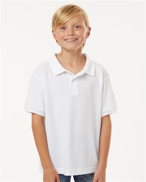 62800Y Youth Pique Polo