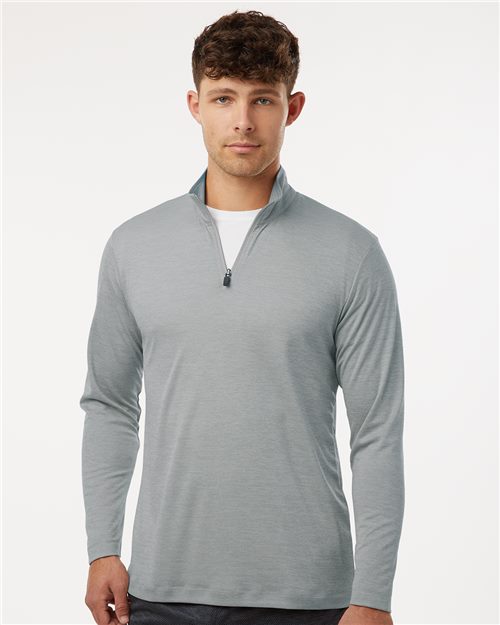 4HM700 Men's Pro-Lock Performance Mélange Quarter-Zip Pullover
