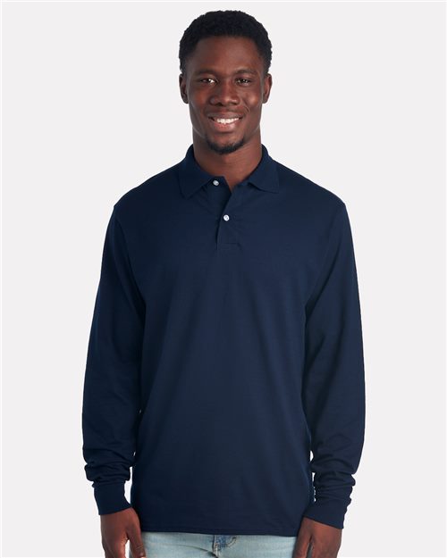 437LR Men's Dri-Power Long Sleeve Polo