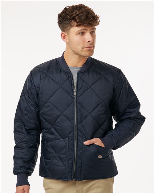 6124 Men's Diamond Quilted Jacket