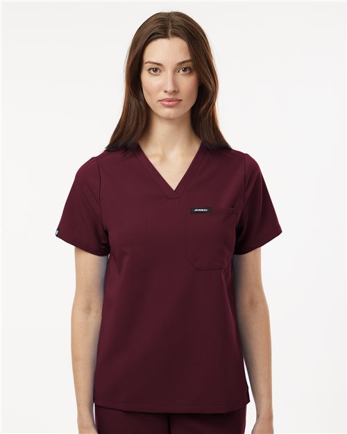 W10001 Women's Rhena Essential 1-Pocket Scrub V-Neck Top