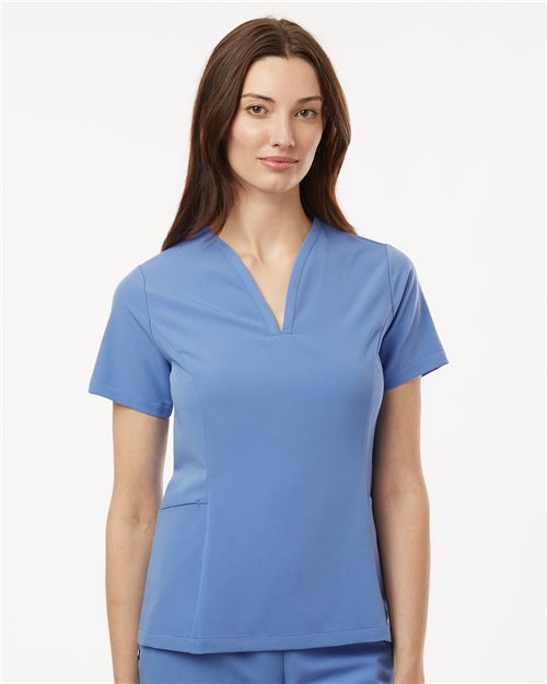 W10003 Women's Calix Fit & Flare Scrub V-Neck Top