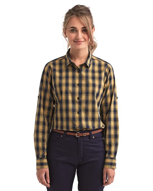 RP350 Women's Mulligan Check Cotton Dress Shirt