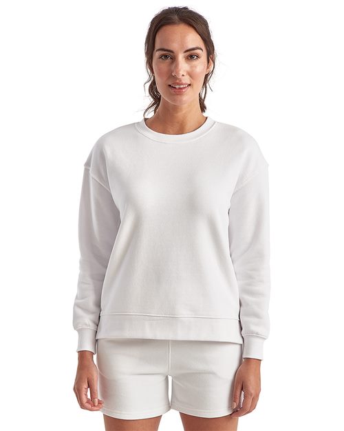 TD600 Women's Billie Side-Zip Crewneck Sweatshirt