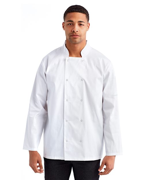 RP665 Unisex Ten Studded Front Chef Coat