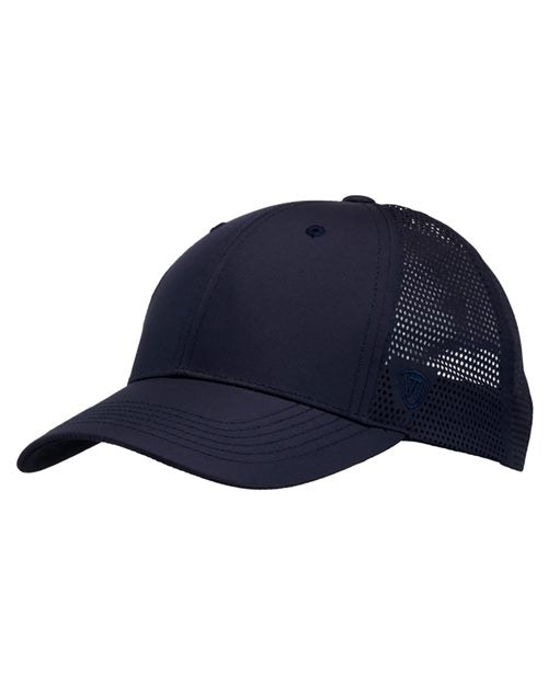 TW5536 Flight Lasercut Mesh Trucker Cap