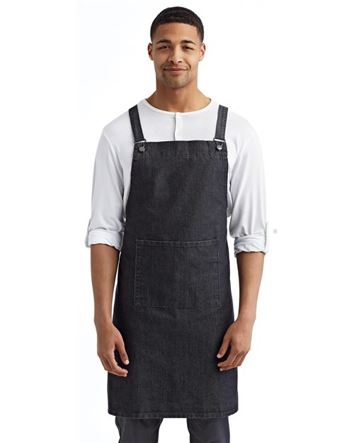 RP129 Cross Back Barista Bib Apron