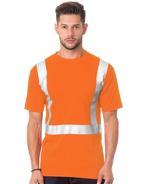 3772 Unisex USA-Made 50/50 High Visibility Pocket T-Shirt