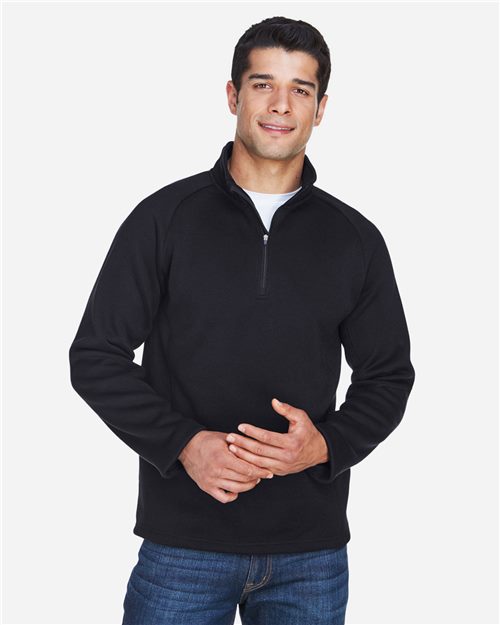 DG792 Unisex Bristol Sweater Fleece Quarter-Zip Pullover