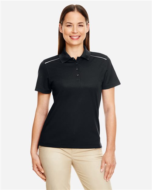78181R Women's Radiant Performance Piqué Polo with Reflective Piping