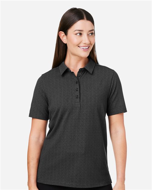 DG101W Women's Crownlux Performance Geo Polo