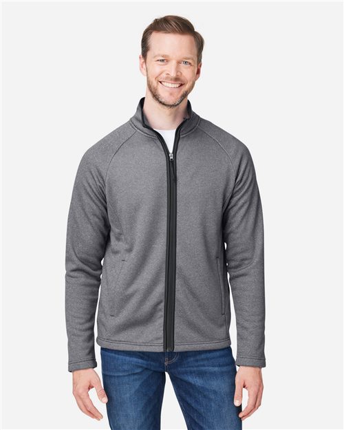 CE72 Men's Venture Heathered Stripe Full-Zip Jacket