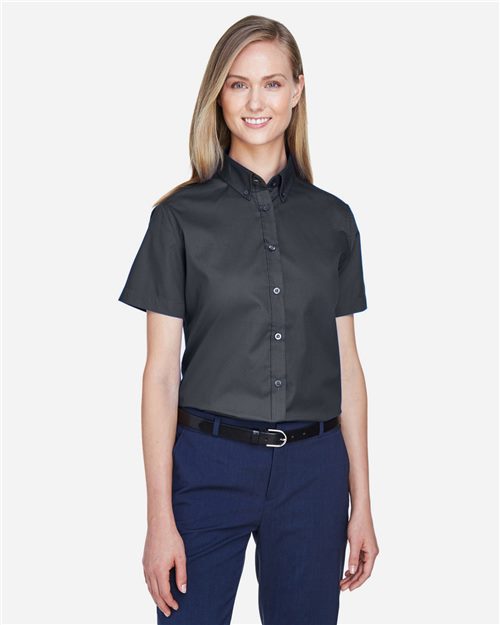 78194 Women's Optimum Short Sleeve Twill Shirt