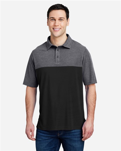 CE112C Men's Fusion ChromaSoft Colorblock Polo