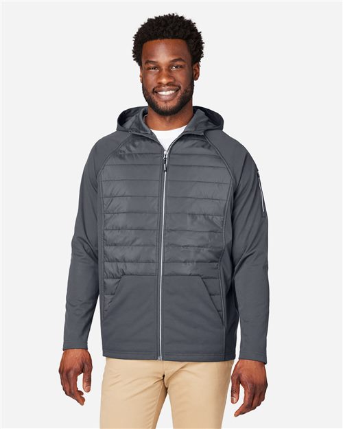 CE808 Unisex Techno Lite Hybrid Hooded Jacket