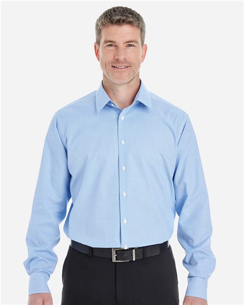 DG532 Men's Crown Collection Royal Dobby Dress Shirt