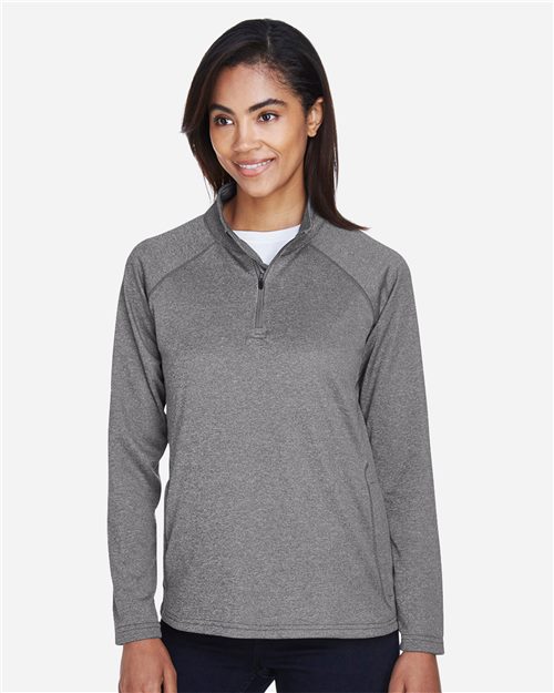 DG440W Women's Stretch Tech-Shell Compass Quarter-Zip Pullover