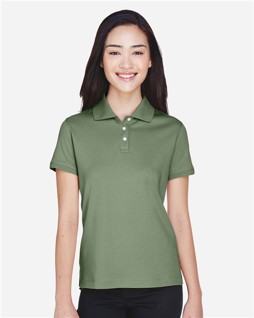 D140SW Women's Perfect Pima Interlock Polo